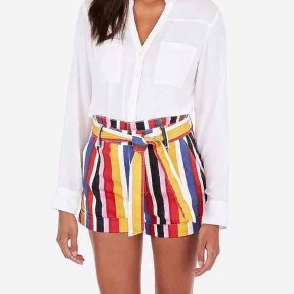 Express Shortie Extreme High Rise Shorts Size 2